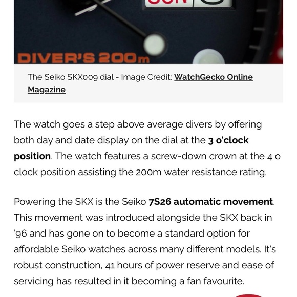 Seiko Automatic Watch with Blue and Red Bezel - Picture 14 of 14